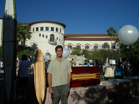 Mike Bless at the St. Regis for the Waterman's 2005 Auction